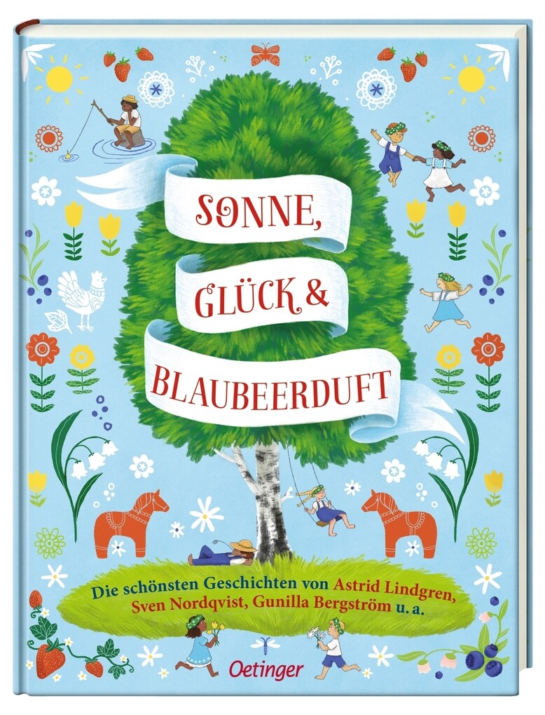 Weitere Ansicht: Sonne, Glück und Blaubeerduft | Astrid Lindgren, Sven Nordqvist, Alexandra Hanneforth, Jujja Wieslander, Gunilla Bergström