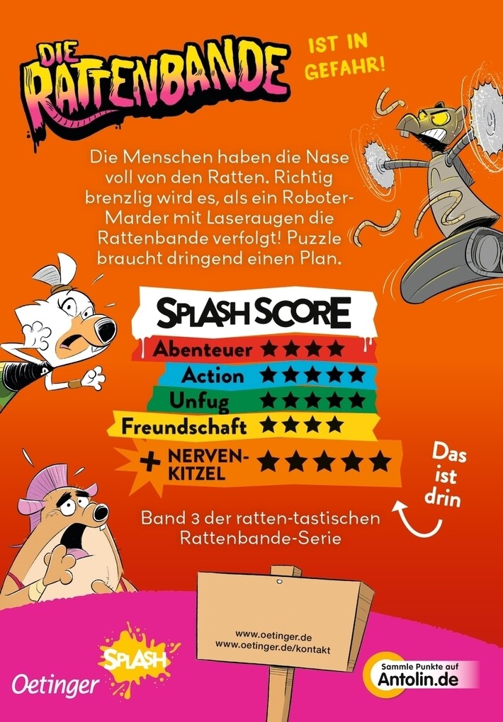 Weitere Ansicht: Die Rattenbande 3. Achtung, Falle! | Tim Harris