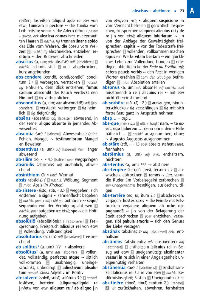 Weitere Ansicht: Langenscheidt Abitur-Wörterbuch Latein Klausurausgabe