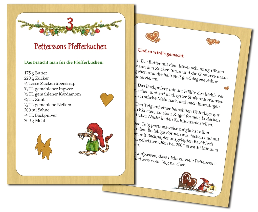 Weitere Ansicht: Pettersson und Findus feiern Weihnachten. Adventskalender | Sven Nordqvist