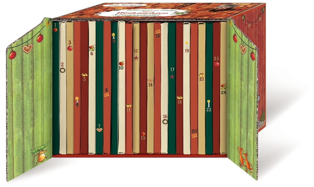 Weitere Ansicht: Pettersson und Findus feiern Weihnachten. Adventskalender | Sven Nordqvist