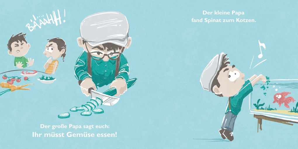 Weitere Ansicht: Kleiner Papa - Großer Papa | Moritz Neumeier