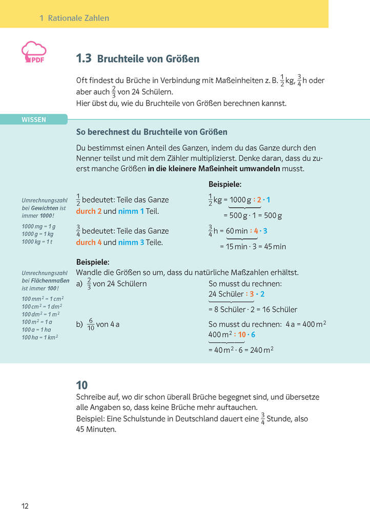 Weitere Ansicht: Klett KomplettTrainer Gymnasium Mathematik 6. Klasse
