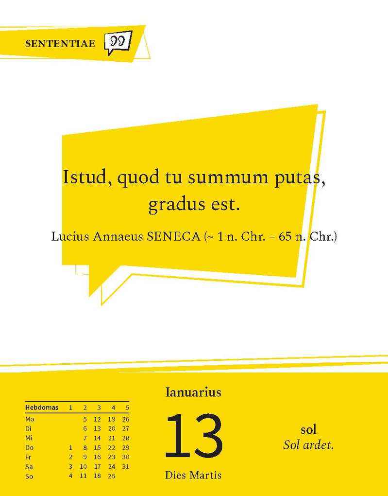 Weitere Ansicht: Langenscheidt Sprachkalender Latein 2026