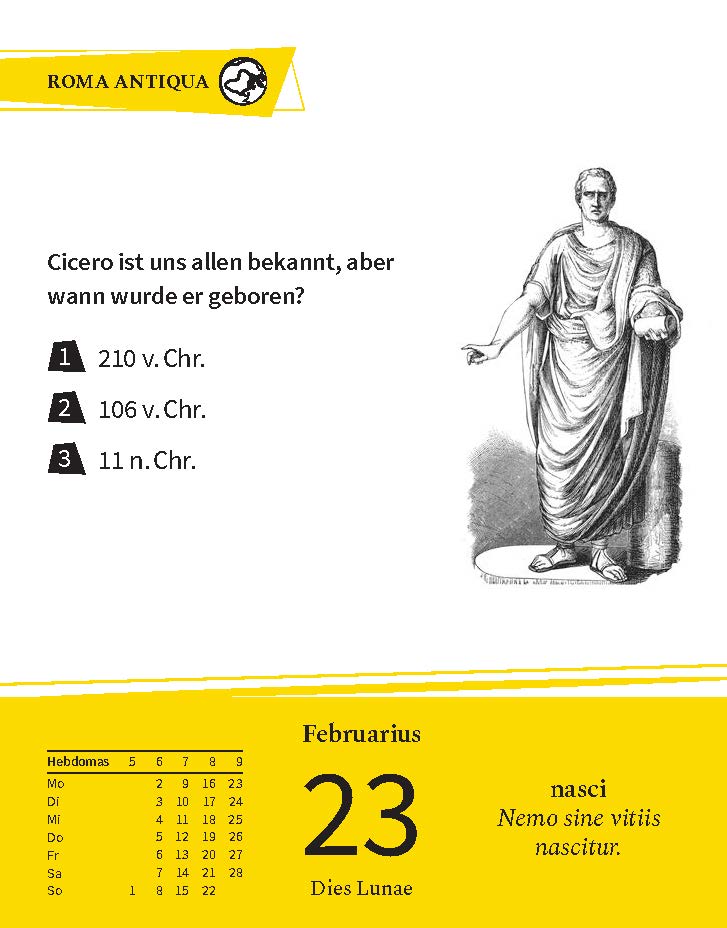 Weitere Ansicht: Langenscheidt Sprachkalender Latein 2026