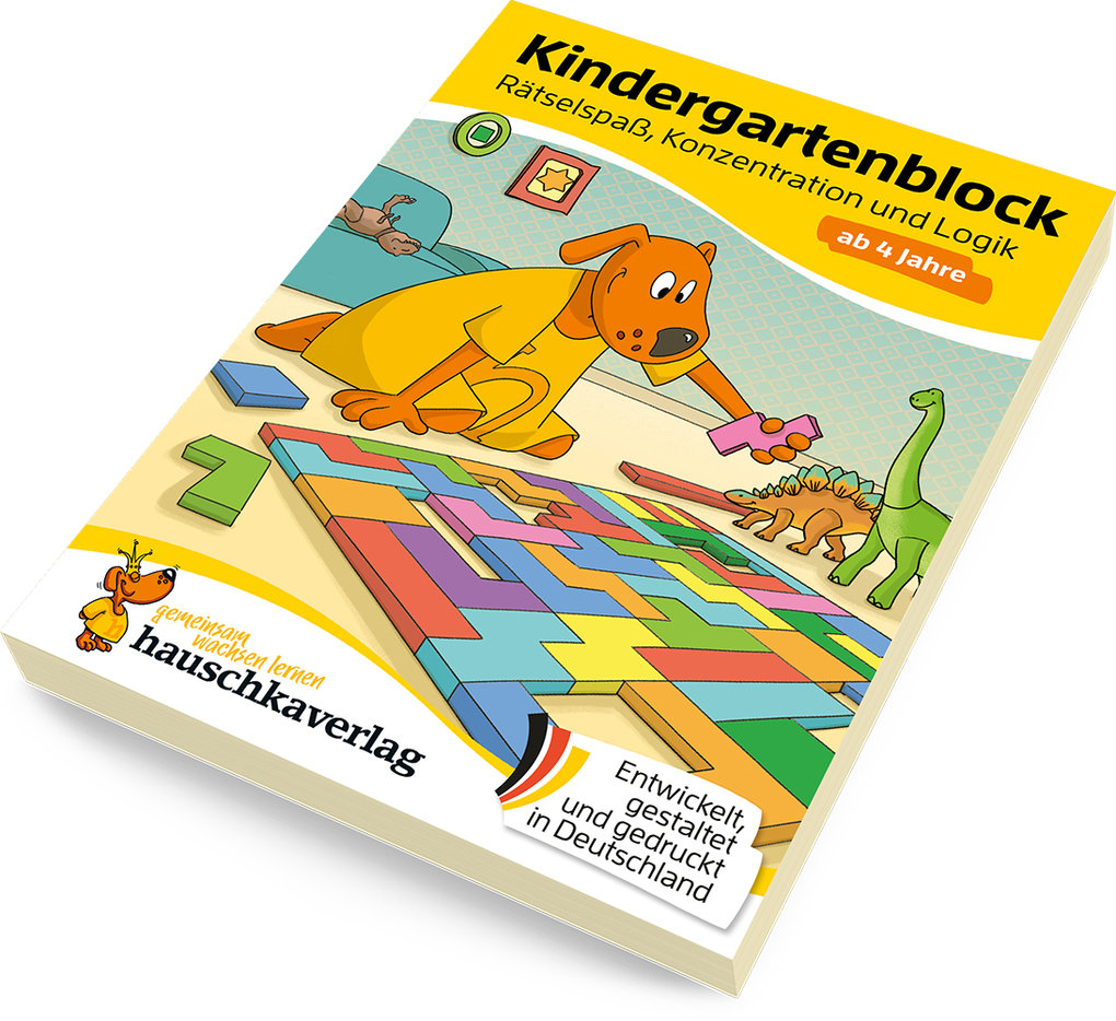 Weitere Ansicht: Kindergartenblock ab 4 Jahre - Rätsel-Spaß, Konzentration und Logik | Ulrike Maier