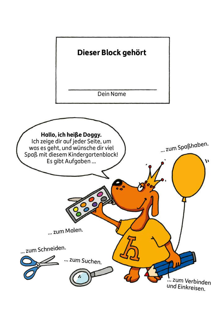 Weitere Ansicht: Kindergartenblock ab 4 Jahre - Rätsel-Spaß, Konzentration und Logik | Ulrike Maier