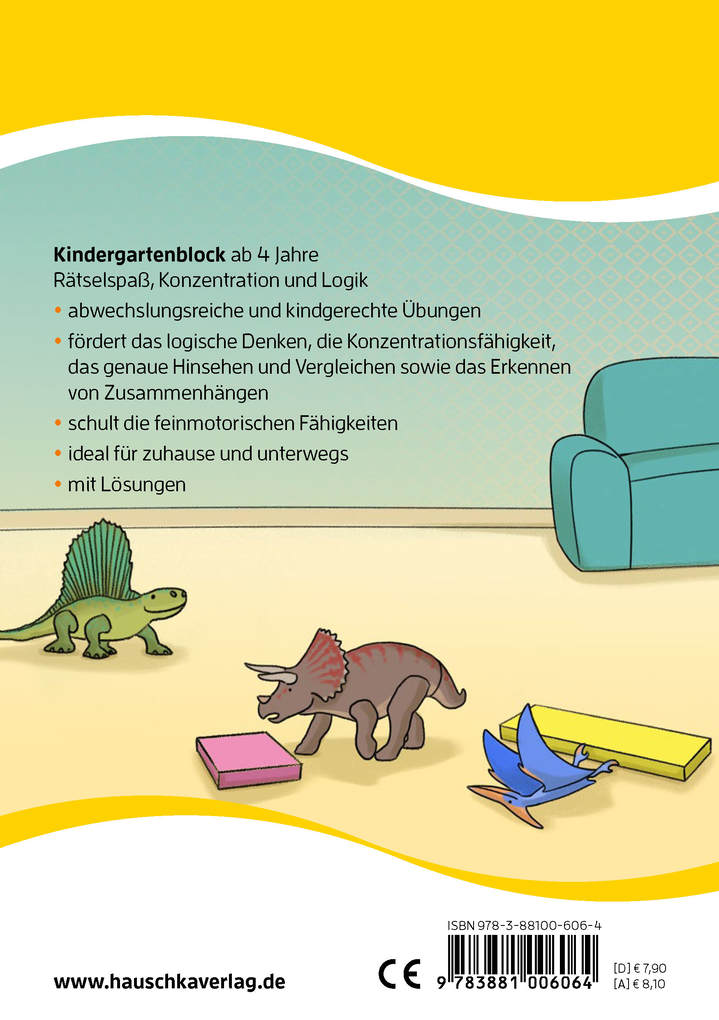 Weitere Ansicht: Kindergartenblock ab 4 Jahre - Rätsel-Spaß, Konzentration und Logik | Ulrike Maier