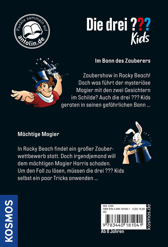 Weitere Ansicht: Die drei ??? Kids Magische Schurken | Boris Pfeiffer, Ulf Blanck