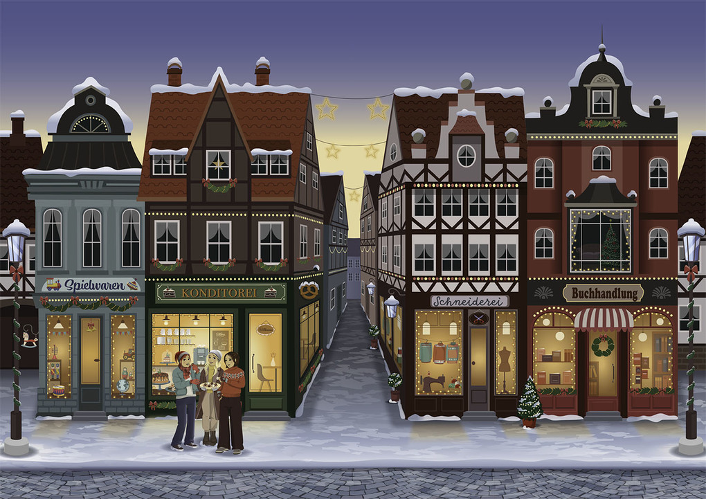 Weitere Ansicht: Die drei !!!, Diebstahl im Weihnachtsdorf | Ann-Katrin Heger