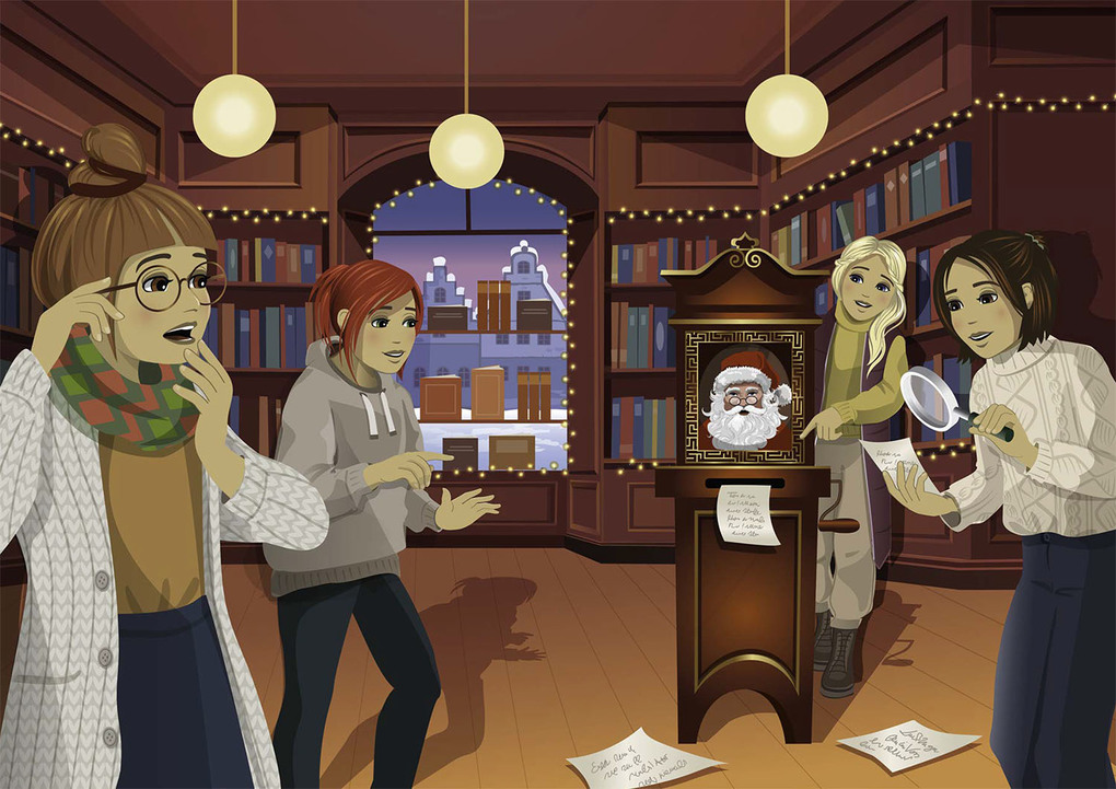 Weitere Ansicht: Die drei !!!, Diebstahl im Weihnachtsdorf | Ann-Katrin Heger