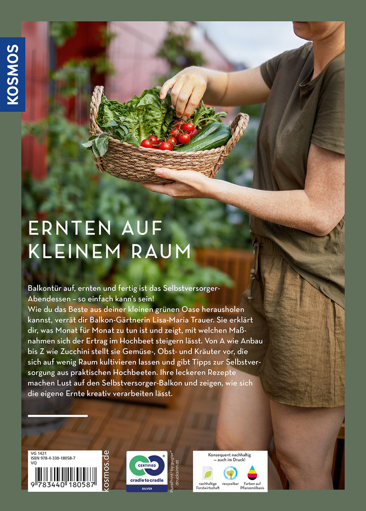 Weitere Ansicht: Selbstversorgung aus dem Balkon-Hochbeet | Lisa-Maria Trauer