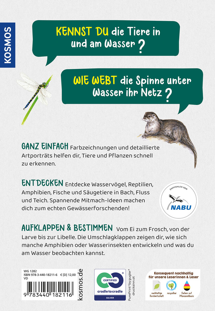 Weitere Ansicht: Was lebt an Bach und Teich? Kindernaturführer | Anita van Saan