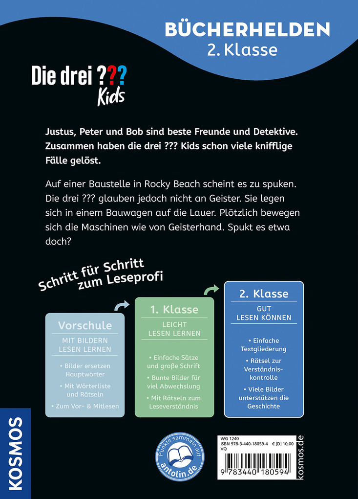 Weitere Ansicht: Die drei ??? Kids, Bücherhelden 2. Klasse, Tatort Baustelle | Ulf Blanck, Boris Pfeiffer