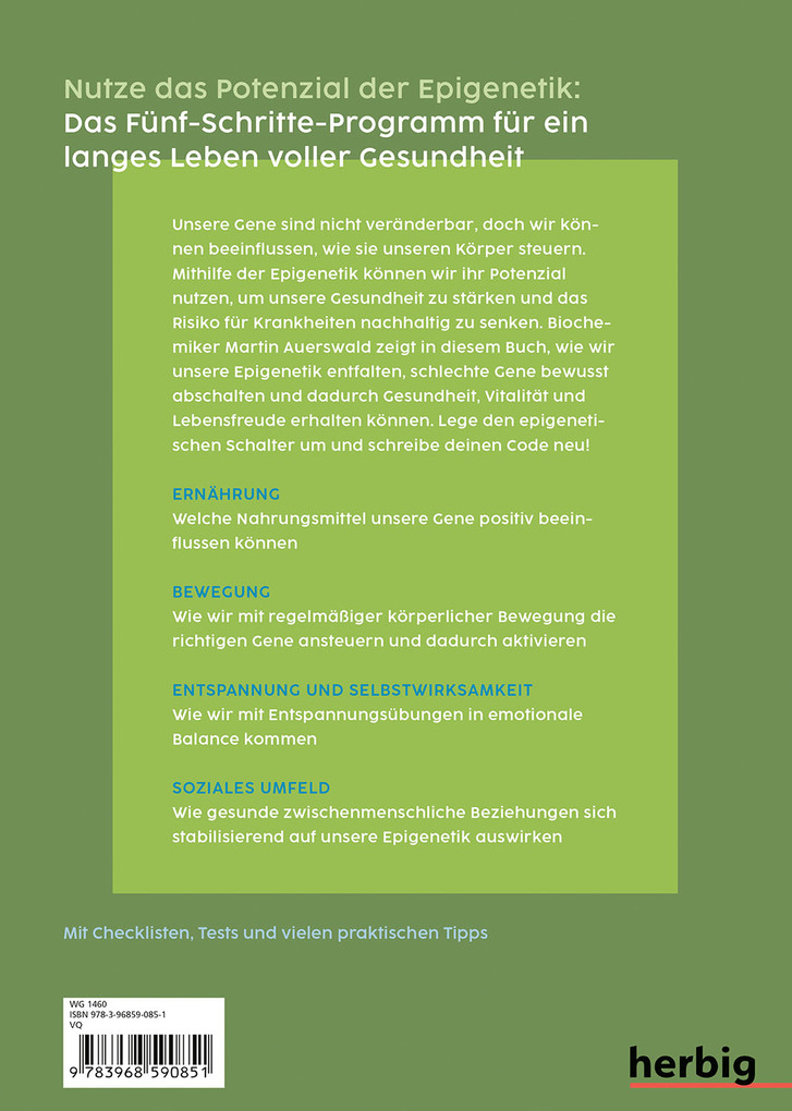 Weitere Ansicht: Der Epigenetik-Code | Martin Auerswald
