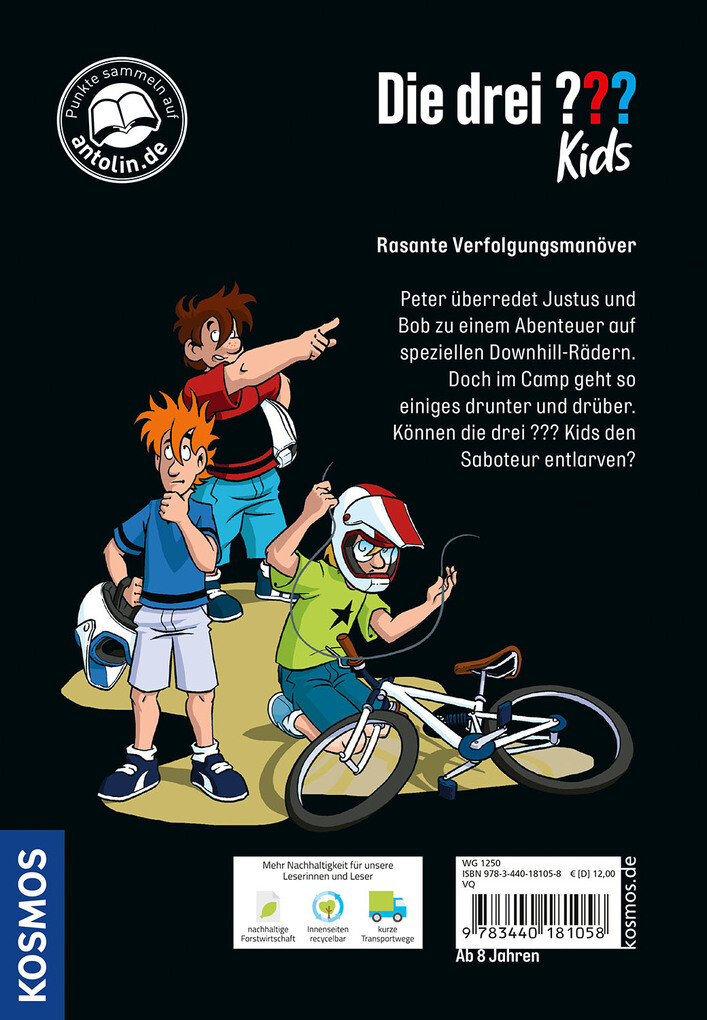 Weitere Ansicht: Die drei ??? Kids,103, SOS im Bike-Park | Boris Pfeiffer