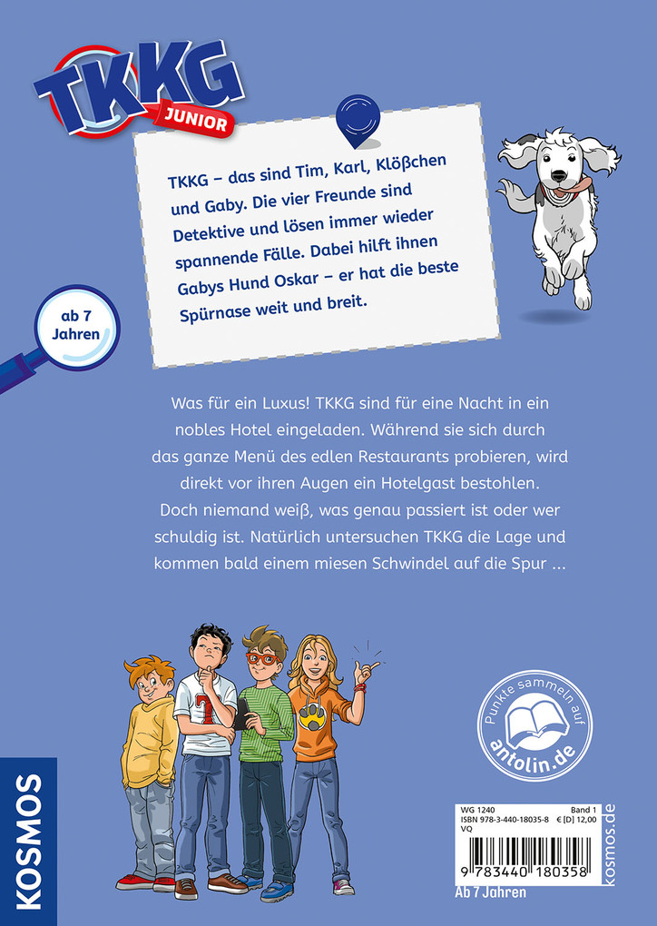Weitere Ansicht: TKKG Junior, 1, Hochstapler im Hotel | Christine Haas