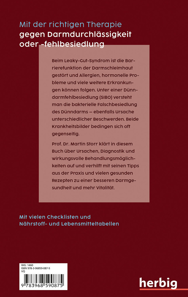 Weitere Ansicht: Leaky Gut und SIBO | Martin Storr