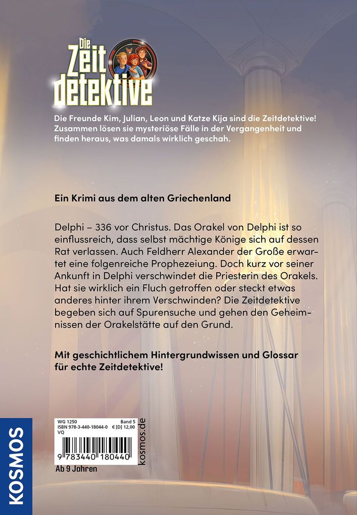 Weitere Ansicht: Die Zeitdetektive, 5, Der Fluch des Orakels | Fabian Lenk