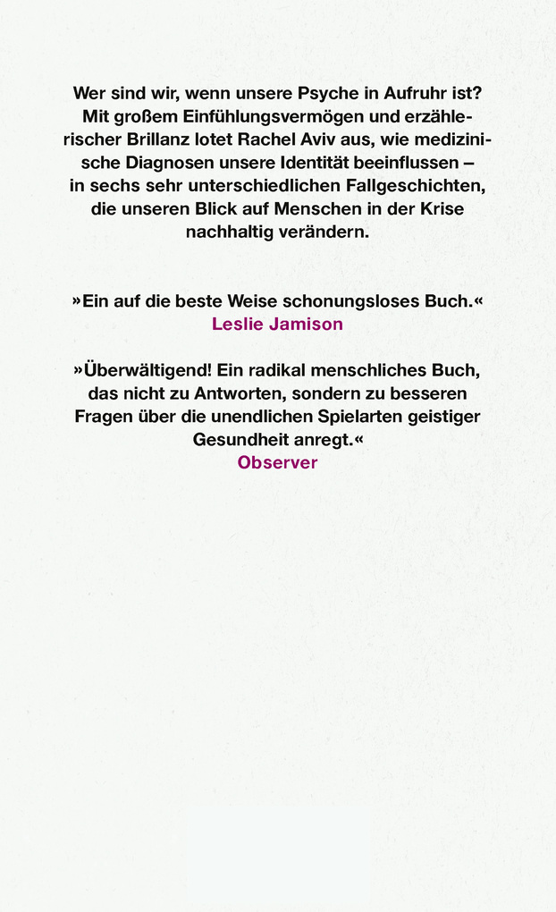 Weitere Ansicht: Sich selbst fremd | Rachel Aviv