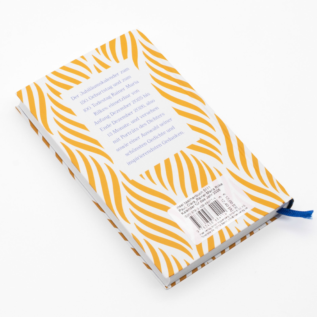 Weitere Ansicht: Rainer Maria Rilke Kalender für das Jahr 2026 | Rainer Maria Rilke