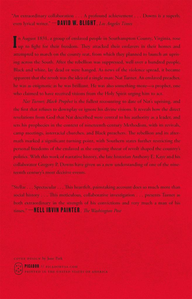 Weitere Ansicht: Nat Turner, Black Prophet | Anthony E. Kaye