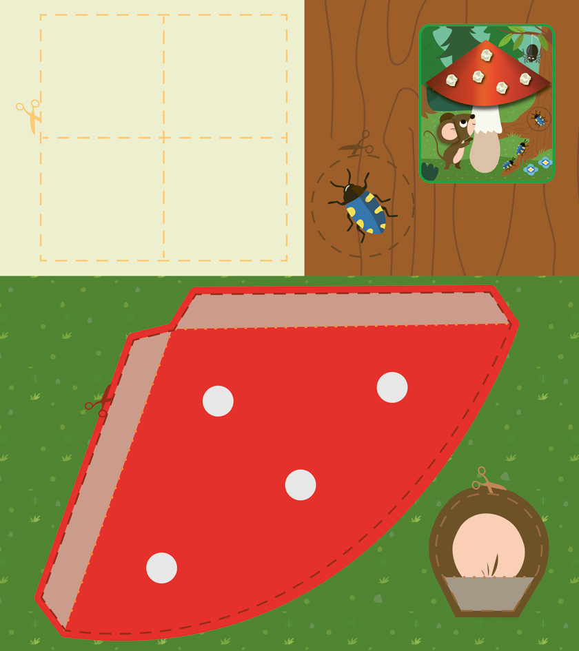 Weitere Ansicht: Zack, zack - fertig! Waldtiere