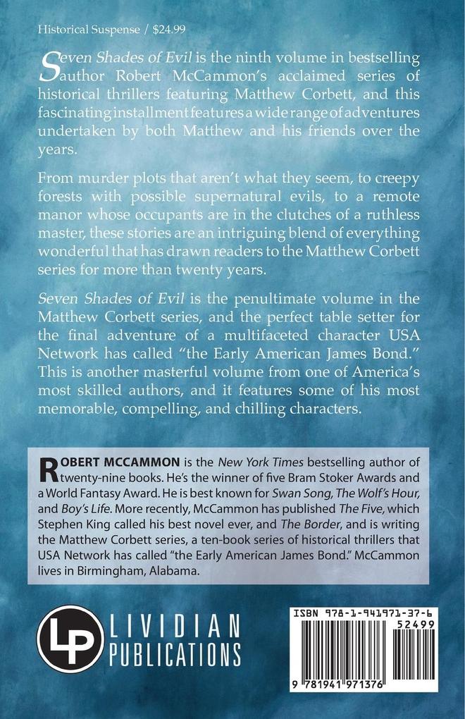 Weitere Ansicht: Seven Shades of Evil | Robert McCammon