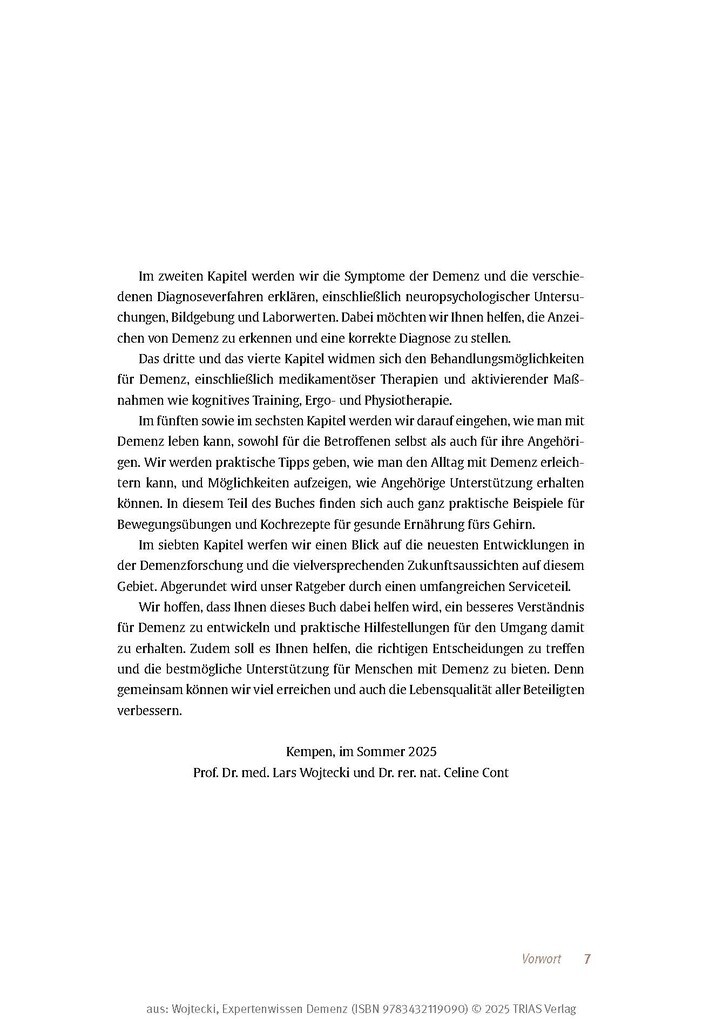 Weitere Ansicht: Expertenwissen: Demenz | Lars Wojtecki, Celine Cont-Richter