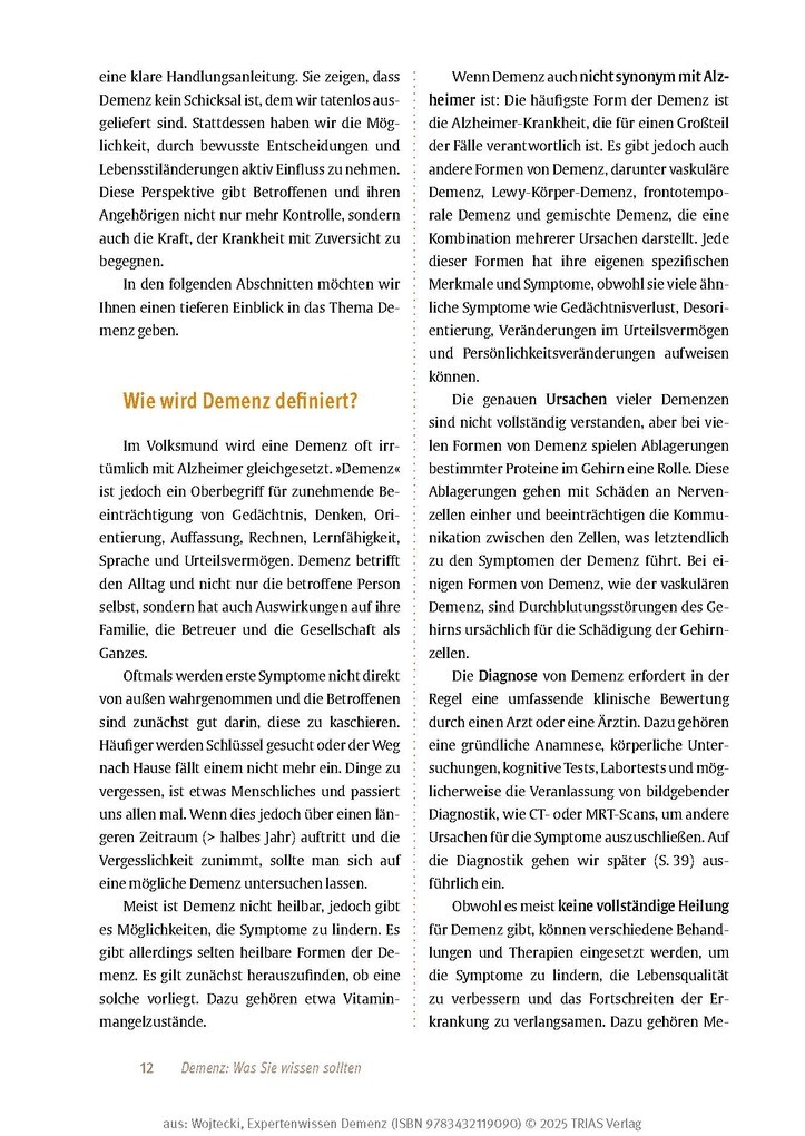 Weitere Ansicht: Expertenwissen: Demenz | Lars Wojtecki, Celine Cont-Richter