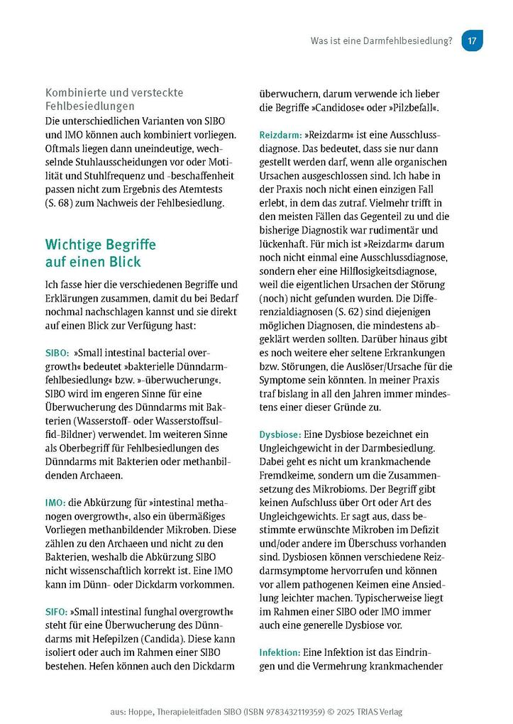 Weitere Ansicht: Therapieleitfaden SIBO | Gabriela Hoppe