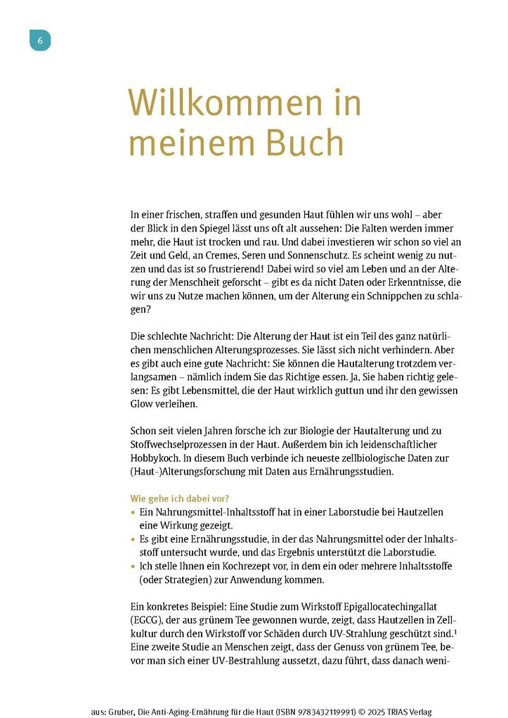 Weitere Ansicht: Die Anti-Aging-Ernährung für die Haut | Florian Gruber