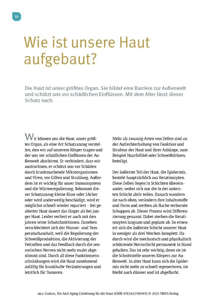 Weitere Ansicht: Die Anti-Aging-Ernährung für die Haut | Florian Gruber