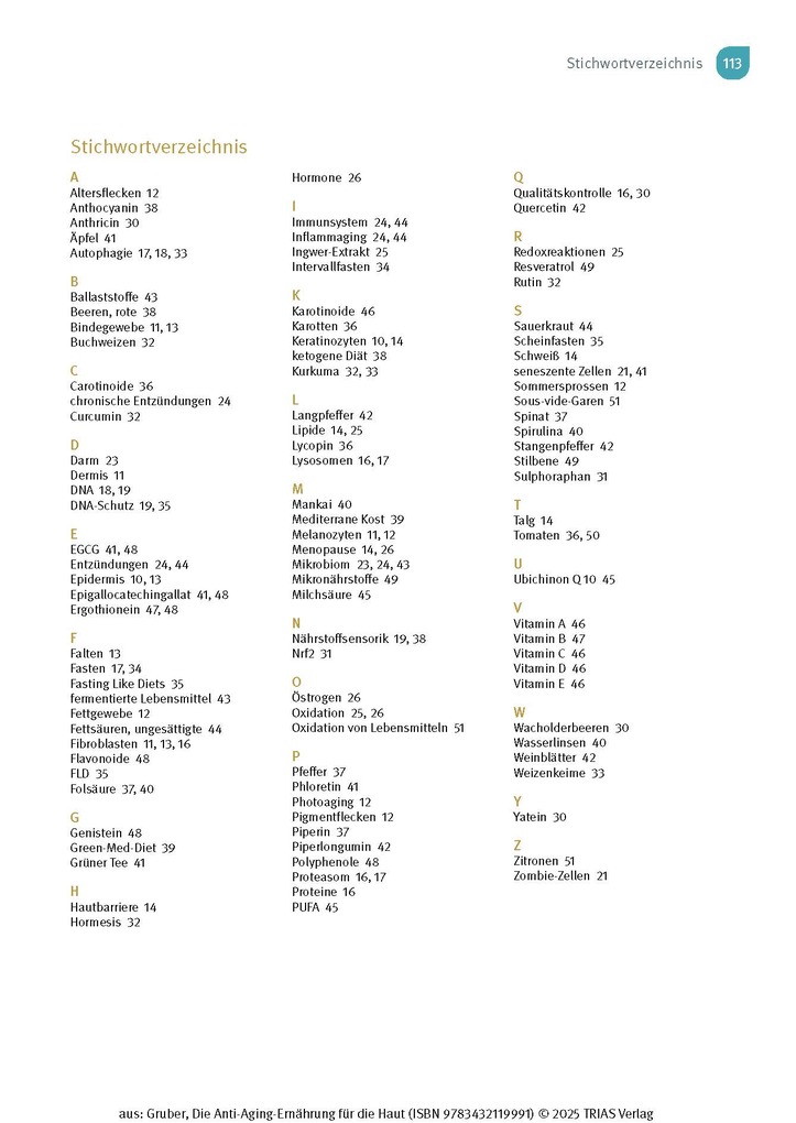 Weitere Ansicht: Die Anti-Aging-Ernährung für die Haut | Florian Gruber