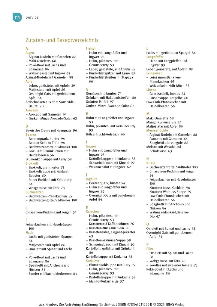 Weitere Ansicht: Die Anti-Aging-Ernährung für die Haut | Florian Gruber