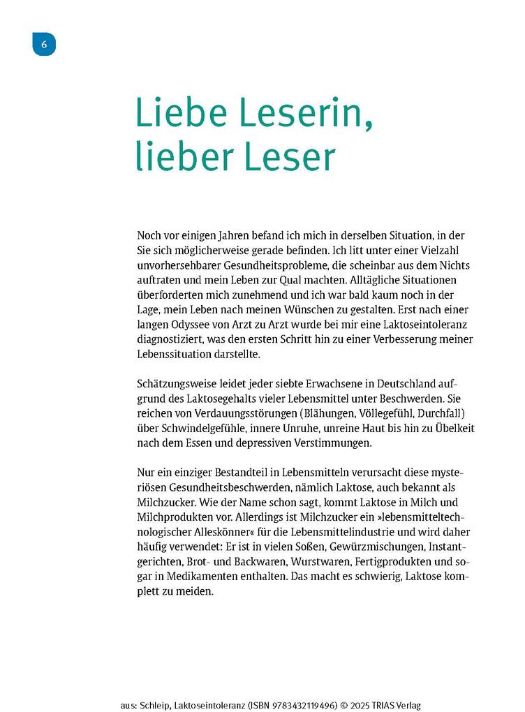 Weitere Ansicht: Laktose-Intoleranz | Thilo Schleip