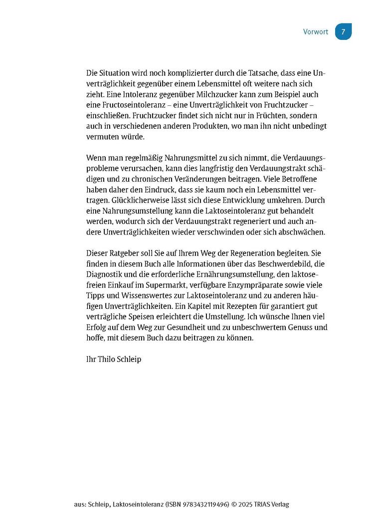 Weitere Ansicht: Laktose-Intoleranz | Thilo Schleip