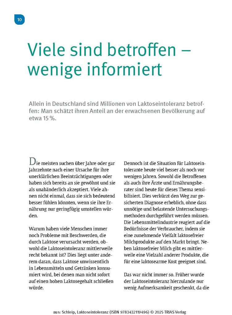 Weitere Ansicht: Laktose-Intoleranz | Thilo Schleip