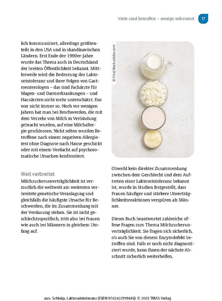 Weitere Ansicht: Laktose-Intoleranz | Thilo Schleip