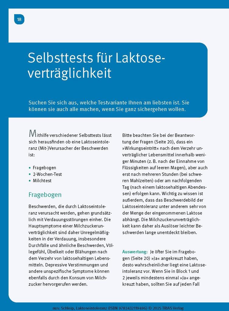 Weitere Ansicht: Laktose-Intoleranz | Thilo Schleip