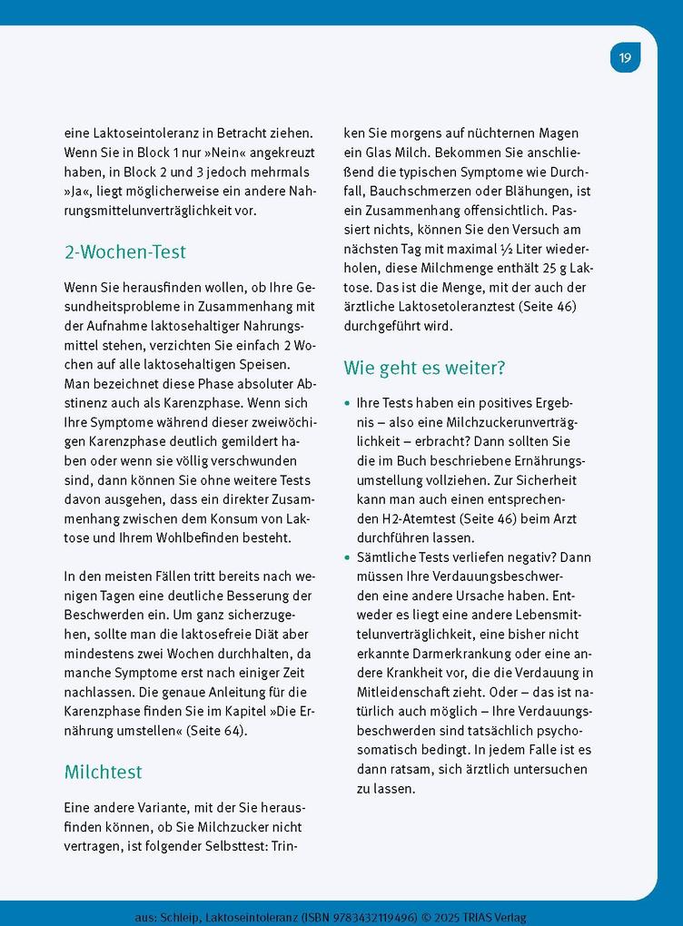 Weitere Ansicht: Laktose-Intoleranz | Thilo Schleip