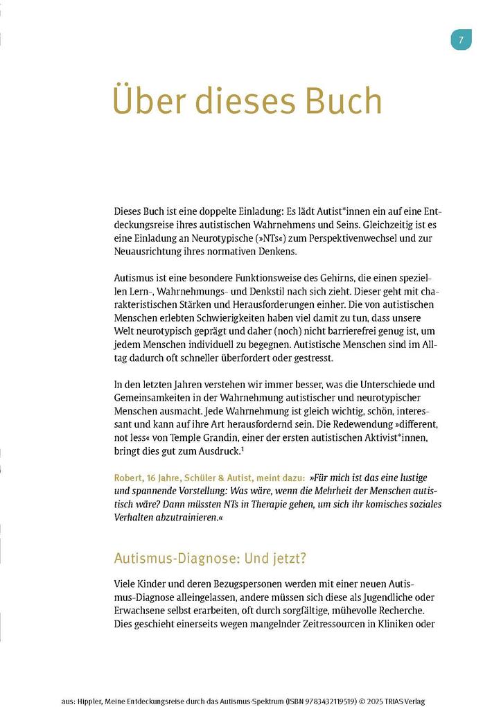Weitere Ansicht: Meine Entdeckungsreise durch das Autismus-Spektrum | Kathrin Hippler