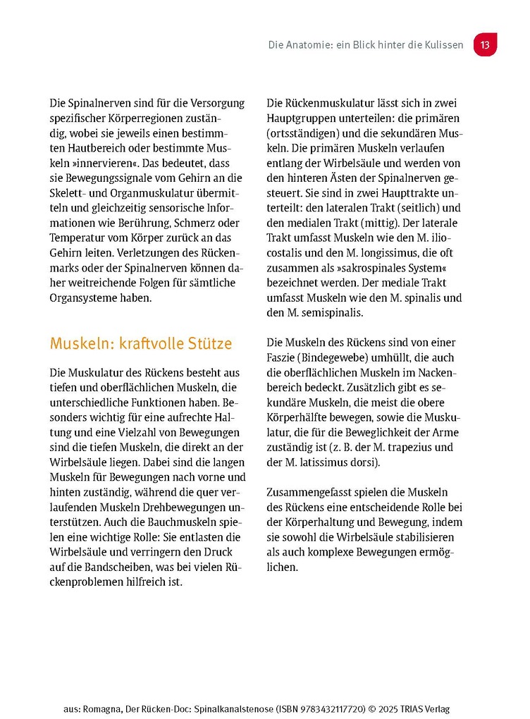 Weitere Ansicht: Der Rücken-Doc: Spinalkanalstenose | Alexander Romagna