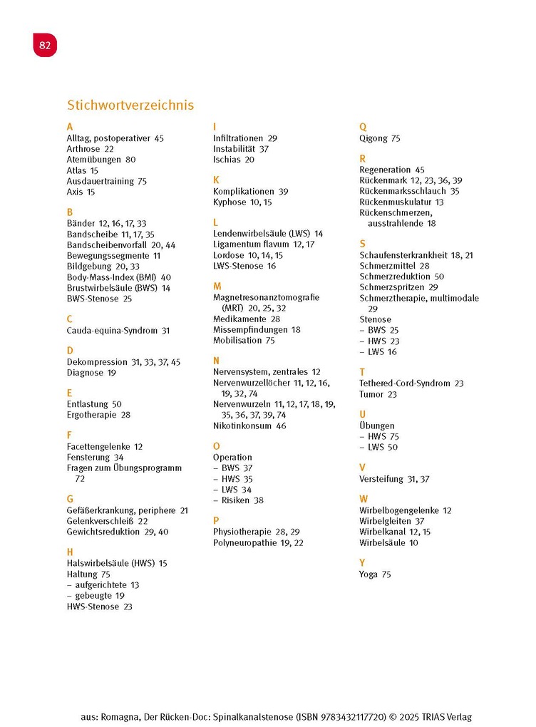 Weitere Ansicht: Der Rücken-Doc: Spinalkanalstenose | Alexander Romagna