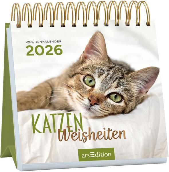 Produktbild: Mini-Wochenkalender Katzenweisheiten 2026