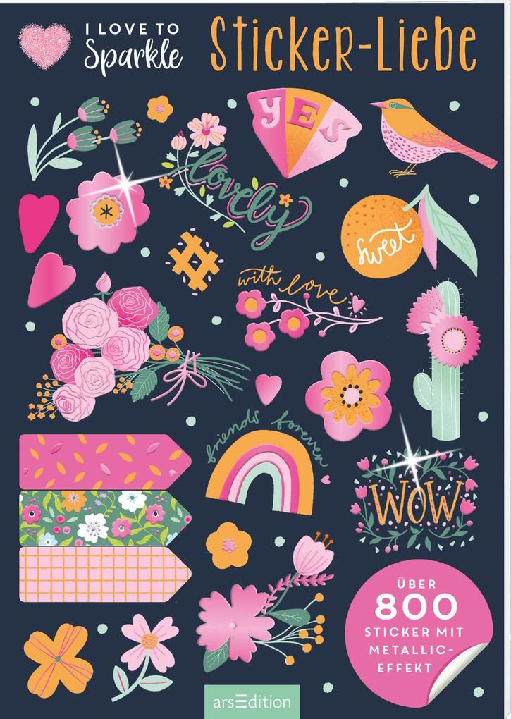 Produktbild: I Love to Sparkle - Sticker-Liebe
