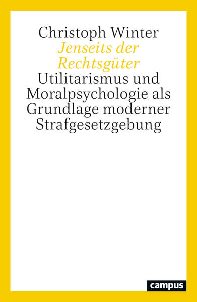 Produktbild: Jenseits der Rechtsgüter | Christoph Winter