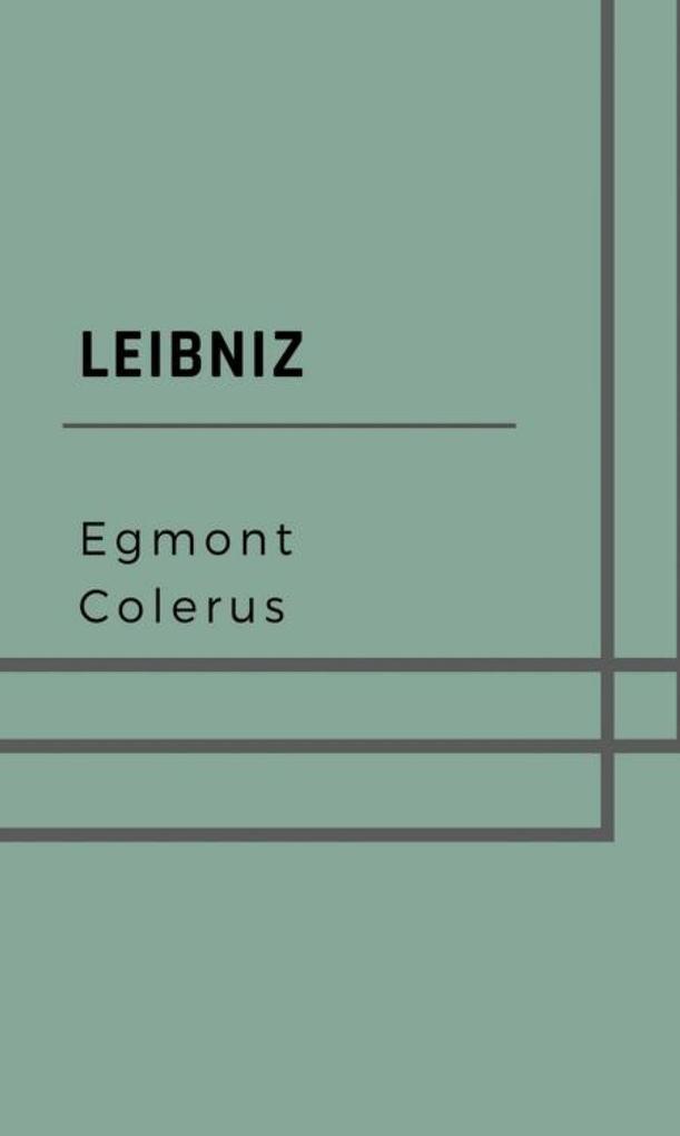 Produktbild: Leibniz | Egmont Colerus