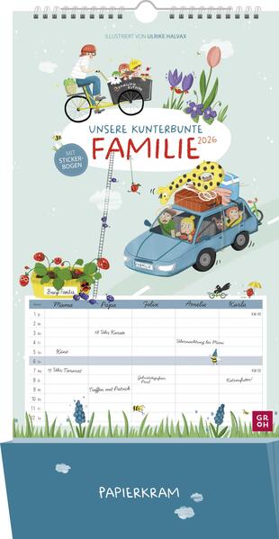 Produktbild: Familienplaner 2026: Unsere kunterbunte Familie