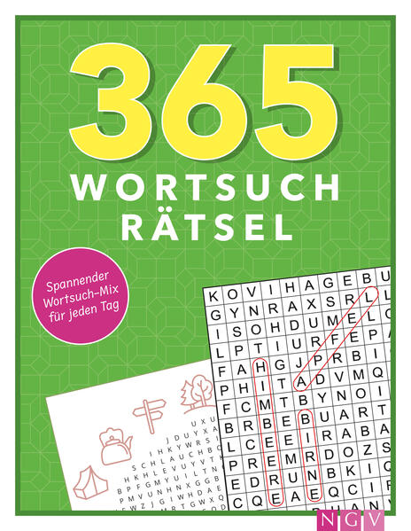 Produktbild: 365 Wortsuchrätsel
